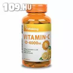 C-vitamin C-1000mg +D-4000NE (90) kapszula  - Vitaking