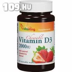 D3-Vitamin 2000NE (90) rágókapszula - Vitaking