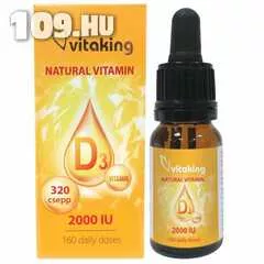 D3-Vitamin cseppek - 2000NE(10ml) - Vitaking